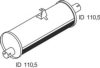 DINEX 68303 Middle Silencer